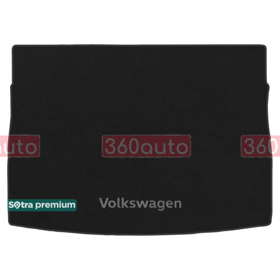 Текстильный коврик в багажник для Volkswagen Golf Sportsvan 2014-2020 ST 90024 Sotra Premium 10мм - Пошив под Заказ