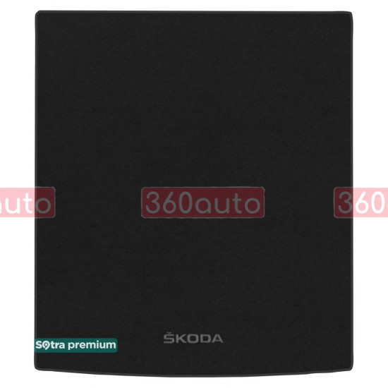 Текстильний килимок у багажник для Skoda Superb Combi верхня полка 2015-2020 ST 90042 Sotra Premium 10мм - Пошиття під Замовлення