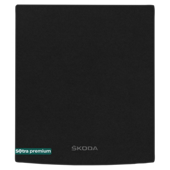 Текстильный коврик в багажник для Skoda Superb Combi верхняя полка 2015-2020 ST 90042 Sotra Premium 10мм - Пошив под Заказ