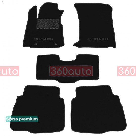 Текстильные коврики для Subaru Legacy, Outback 2020- ST 09298 Sotra Premium 10мм - Пошив под Заказ