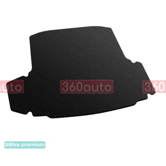 Текстильний килимок у багажник для Skoda Octavia A7 Liftback 2012-2019 ST 07495 Sotra Premium 10мм - Пошиття під Замовлення