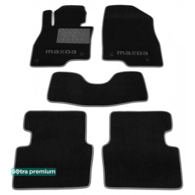 Текстильні килимки для Mazda 3 2013-2019 ST 07569 Sotra Premium 10мм - Пошиття під Замовлення