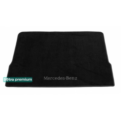 Текстильный коврик в багажник для Mercedes GL/GLS-class X166 на сложенный 3 ряд 2013-2019 ST 90163 Sotra Premium 10мм - Пошив под Заказ