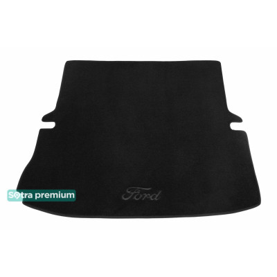Текстильный коврик в багажник для Ford Explorer сложенный 3 ряд 2010-2019 ST 07671 Sotra Premium 10мм - Пошив под Заказ