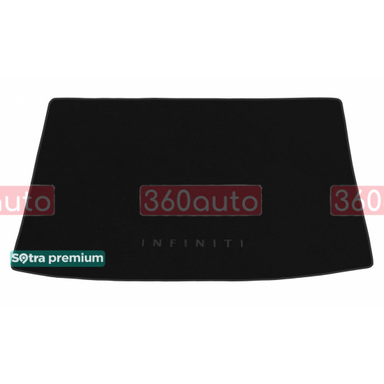 Текстильный коврик в багажник для Infiniti Q30 / QX30 2015-2019 ST 05107 Sotra Premium 10мм - Пошив под Заказ