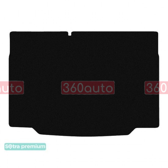 Текстильний килимок у багажник для Renault Clio Hatchbach нижня полка запаска 2019- ST 90771 Sotra Premium 10мм - Пошиття під Замовлення