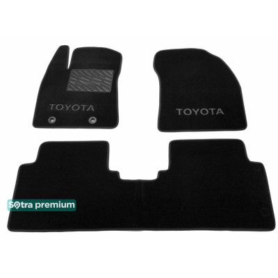 Текстильні килимки для Toyota Avensis 2009-2018 ST 07116 Sotra Premium 10мм - Пошиття під Замовлення