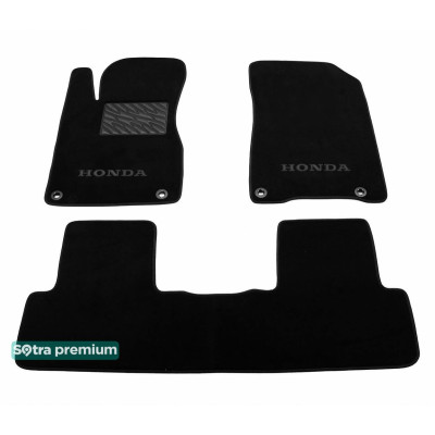 Текстильні килимки для Honda CR-V 4 кліпси 2012-2018 ST 08662 Sotra Premium 10мм - Пошиття під Замовлення