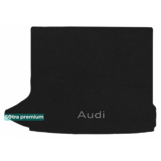 Текстильный коврик в багажник для Audi Q3 верхняя полка без сетки 2011-2018 ST 90036 Sotra Premium 10мм - Пошив под Заказ