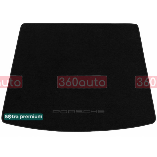 Текстильний килимок у багажник для Porsche Cayenne 2018- ST 08898 Sotra Premium 10мм - Пошиття під Замовлення