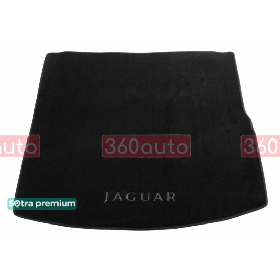 Текстильный коврик в багажник для Jaguar I-Pace 2018- ST 08998 Sotra Premium 10мм - Пошив под Заказ