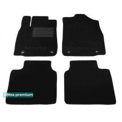 Текстильные коврики для Toyota Avalon 2012-2018 ST 07796 Sotra Premium 10мм - Пошив под Заказ