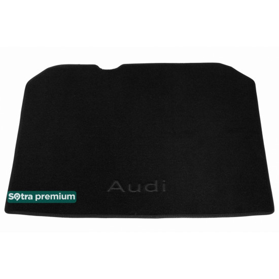 Текстильный коврик в багажник для Audi Q3 без сетчатого органайзера 2011-2018 ST 90413 Sotra Premium 10мм - Пошив под Заказ