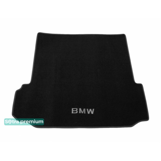 Текстильный коврик в багажник для BMW X5 F15; F85 частичное перекрытие полозьев 2014-2018 ST 07795 Sotra Premium 10мм - Пошив под Заказ