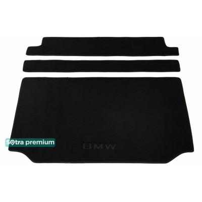 Текстильний килимок у багажник для BMW X5 G05 з електро шторкою 2018- ST 09083 Sotra Premium 10мм - Пошиття під Замовлення