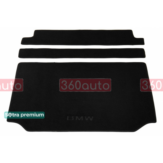 Текстильный коврик в багажник для BMW X5 G05/F95 с Electric шторкой 2018- ST 09083 Sotra Premium 10мм - Пошив под Заказ