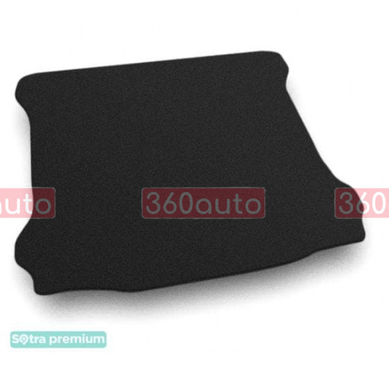 Текстильний килимок у багажник для Jeep Wrangler Unlimited JK 2007-2018 ST 02161 Sotra Premium 10мм - Пошиття під Замовлення
