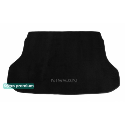 Текстильний килимок у багажник для Nissan X-Trail 5 місць 2014-2017 ST 08611 Sotra Premium 10мм - Пошиття під Замовлення