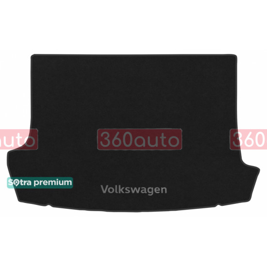 Текстильный коврик в багажник для Volkswagen T-Roc 2017- ST 90025 Sotra Premium 10мм - Пошив под Заказ