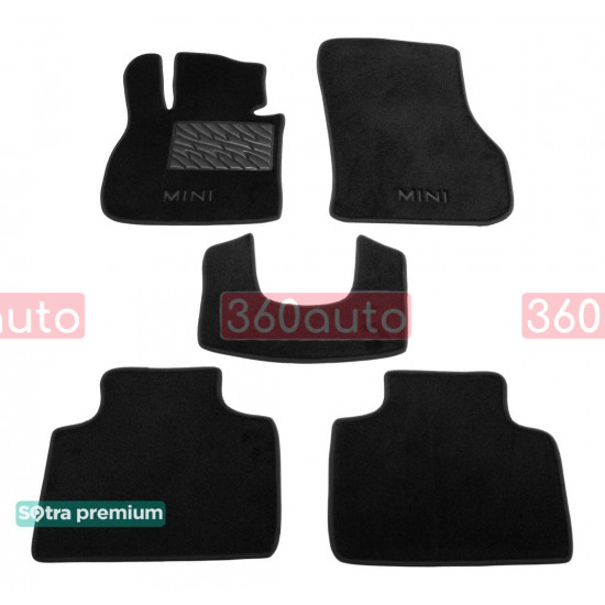 Текстильні килимки для Mini Countryman F60 2017- ST 09001 Sotra Premium 10мм - Пошиття під Замовлення