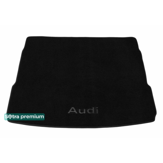 Текстильний килимок у багажник для Audi Q5 з сіткою зліва верхній 2017- ST 90491 Sotra Premium 10мм - Пошиття під Замовлення