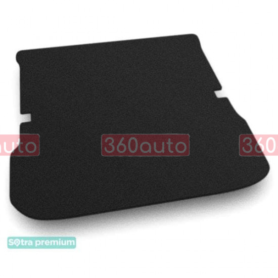 Текстильний килимок у багажник для Infiniti QX60, JX зложений 3 ряд 2010- ST 90642 Sotra Premium 10мм - Пошиття під Замовлення