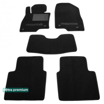 Текстильні килимки для Mazda 6 Sedan 2012- ST 07576 Sotra Premium 10мм - Пошиття під Замовлення