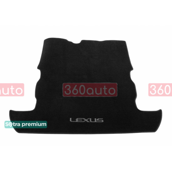 Текстильный коврик в багажник для Lexus LX570 J200 7 мест 2007-2016 ST 06965 Sotra Premium 10мм - Пошив под Заказ