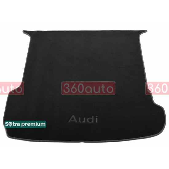 Текстильний килимок у багажник для Audi Q7 2015- ST 08110 Sotra Premium 10мм - Пошиття під Замовлення