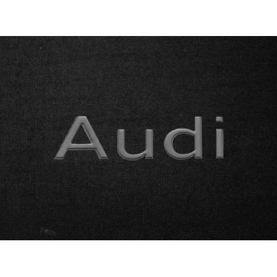 Текстильный коврик в багажник для Audi Q7 частичное перекрытие полозьев 2015- ST 90612 Sotra Premium 10мм - Пошив под Заказ