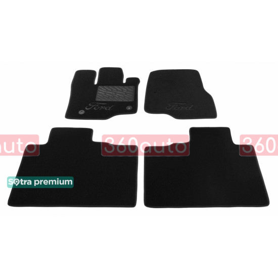 Текстильные коврики для Ford F-150 SuperCrew 2014- ST 07928 Sotra Premium 10мм - Пошив под Заказ