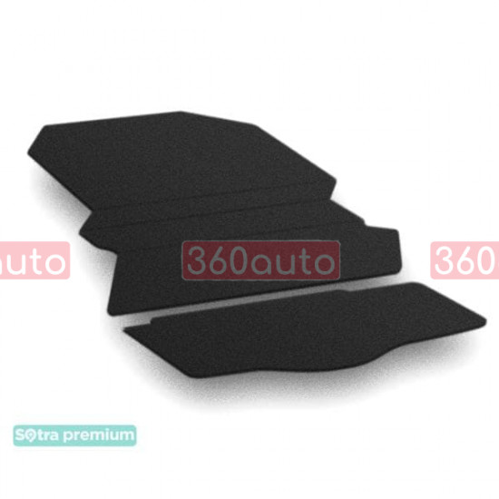 Текстильний килимок у багажник для Ford Fusion Hybrid 2013- ST 08003 Sotra Premium 10мм - Пошиття під Замовлення