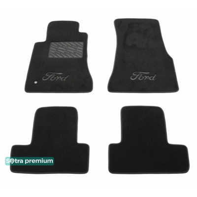 Текстильні килимки для Ford Mustang 2005-2014 ST 06580 Sotra Premium 10мм - Пошиття під Замовлення