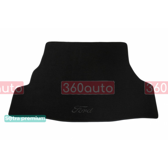 Текстильний килимок у багажник для Ford Mustang Coupe без сабвуфера 2005-2014 ST 05278 Sotra Premium 10мм - Пошиття під Замовлення