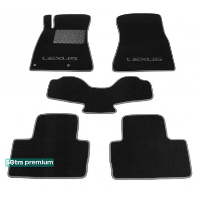Текстильные коврики для Lexus IS RWD 2005-2013 ST 01482 Sotra Premium 10мм - Пошив под Заказ