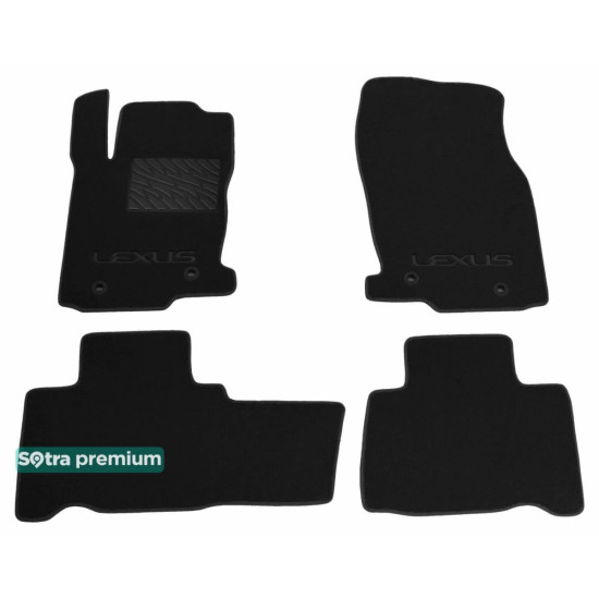 Текстильні килимки для Lexus NX 2014- ST 08100 Sotra Premium 10мм - Пошиття під Замовлення