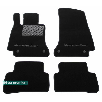 Текстильні килимки для Mercedes C-class W205 2014- ST 08550 Sotra Premium 10мм - Пошиття під Замовлення