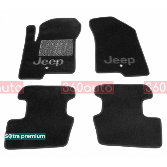 Текстильные коврики для Jeep Patriot 2007-2016 ST 07085 Sotra Premium 10мм - Пошив под Заказ