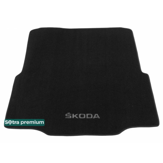 Текстильный коврик в багажник для Skoda Superb B6 Sedan 2013-2015 ST 07541 Sotra Premium 10мм - Пошив под Заказ