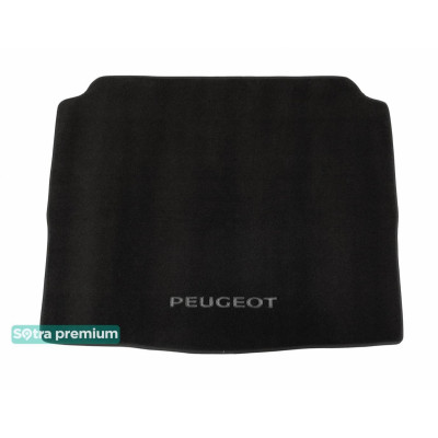 Текстильный коврик в багажник для Peugeot 3008 нижняя полка 2016- ST 05321 Sotra Premium 10мм - Пошив под Заказ