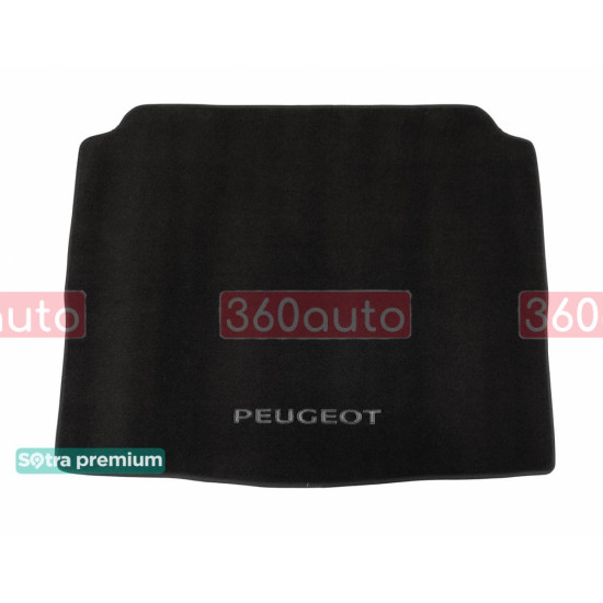 Текстильний килимок у багажник для Peugeot 3008 нижня полка 2016- ST 05321 Sotra Premium 10мм - Пошиття під Замовлення