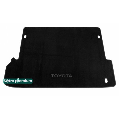 Текстильный коврик в багажник для Toyota Land Cruiser Prado 150 7 мест 2009- ST 07177 Sotra Premium 10мм - Пошив под Заказ