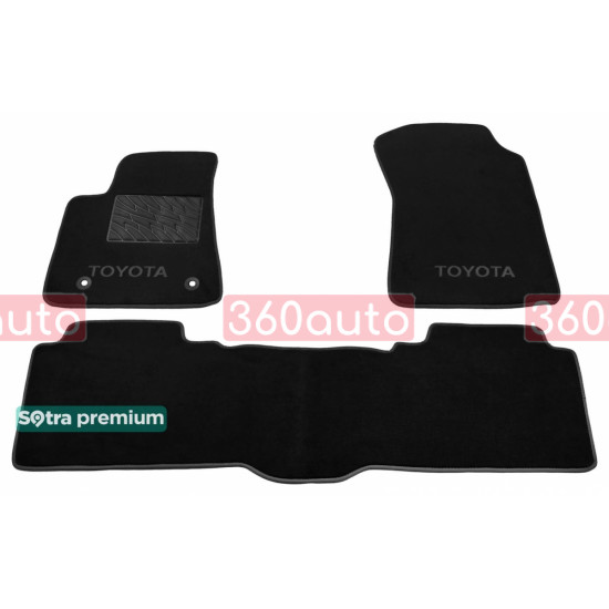 Текстильні килимки для Toyota Tundra 2014- ST 08091 Sotra Premium 10мм - Пошиття під Замовлення