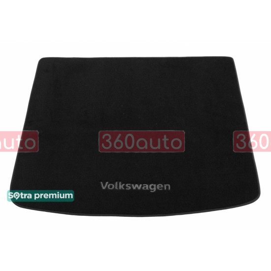 Текстильный коврик в багажник для Volkswagen Touareg 2002-2010 ST 01150 Sotra Premium 10мм - Пошив под Заказ