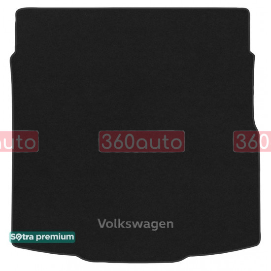 Текстильный коврик в багажник для Volkswagen Passat B8 Sedan нижняя полка 2014- ST 90032 Sotra Premium 10мм - Пошив под Заказ