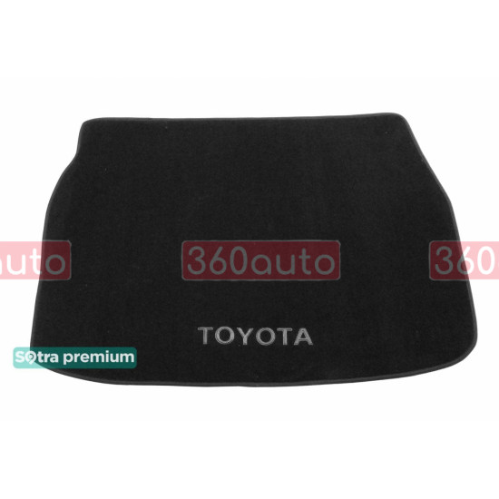 Текстильный коврик в багажник для Toyota CH-R с докаткой 2016- ST 08718 Sotra Premium 10мм - Пошив под Заказ