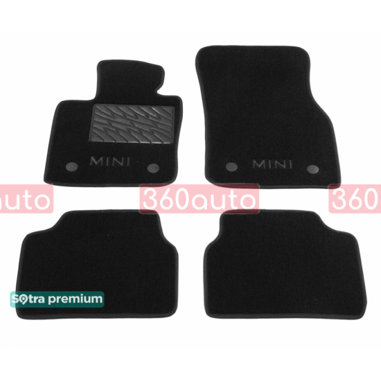 Текстильные коврики для Mini Cooper F55 2014- ST 90171 Sotra Premium 10мм - Пошив под Заказ