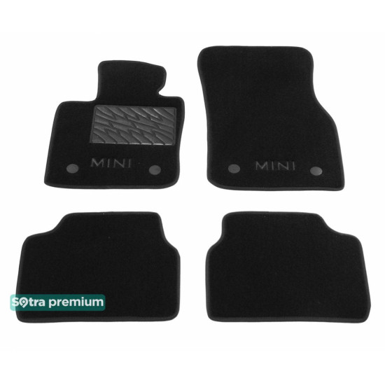 Текстильні килимки для Mini Cooper F55 2014- ST 90171 Sotra Premium 10мм - Пошиття під Замовлення