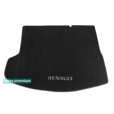 Текстильний килимок у багажник для Renault Megane Sedan 2016- ST 08752 Sotra Premium 10мм - Пошиття під Замовлення