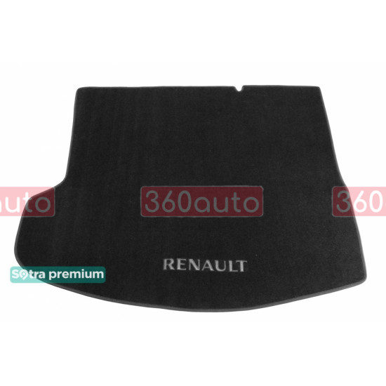 Текстильный коврик в багажник для Renault Megane Sedan 2016- ST 08752 Sotra Premium 10мм - Пошив под Заказ